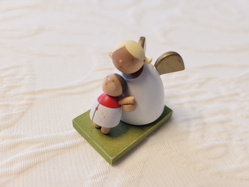 Schutzengel mit puppe günter - mit, puppe,