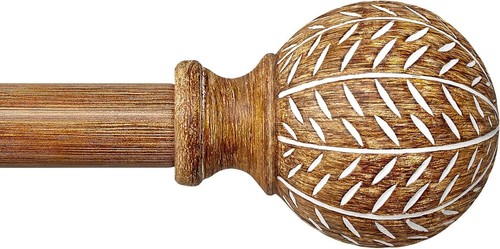 Gardinenstange holz optik - gardinenstange, holz-optik