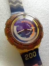 SWATCH Scuba 200 Meter Ref. SDJ100 Modell "Coming Tide" 38mm Gehäuse. jahr 1992.