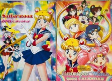 2 große Sailor Moon Kalender