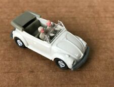 Wiking Maßstab 1:87 VW Volkswagen Käfer Cabrio, grauweiß, ca. 1976