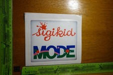 Alter Aufkleber Kinder Baby Puppen Stofftiere Mode Kleidung SIGIKID (CJ)