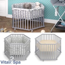 Laufgitter 6-eckig grau mit