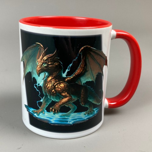 Keramiktasse fantasy drache - keramiktasse,