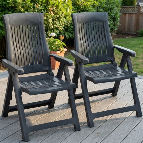 Gartenliege stuhl 2er set - 2er, 5