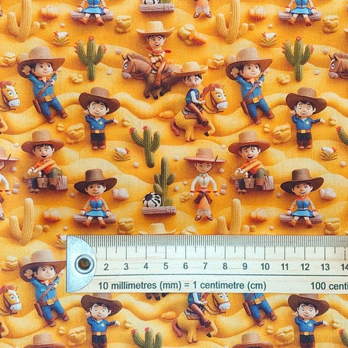 Cowboy baumwollstoff country - cowboy,
