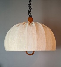 Alte DOMUS Pendellampe Leuchte Danish Design Teak Vintage 70er