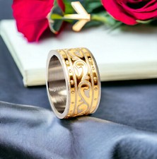 Edelstahlringe Damen Unisex