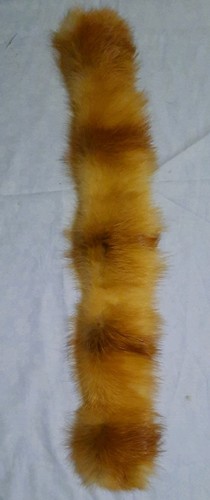 Rotfuchs pelzstreifen kapuze - pelzstreifen,