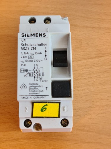 Siemens rcd 5sz2 - rcd,