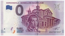 0 Euro Schein Italien, Gorgonzola - Serbelloni Mausoleum, 2018-1