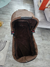 Hartan  Kinderwagen Falttasche Faltwanne braun 