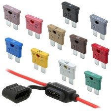 KFZ Sicherungshalter 12V 4,0mm² 12AWG bis 30A WASSERDICHT Standardsicherung MTA