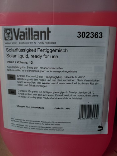 Vaillant solarfluid 10l 302363 - vaillant,