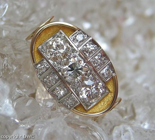 Ring mit diamant brillant - diamant,