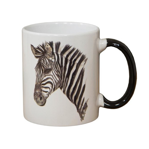 Der schöne kaffeebecher zebra - der,