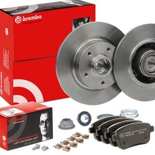 BREMBO Bremsenset Hinten Bremsscheiben Beläge für RENAULT Scénic III (JZ0/1)
