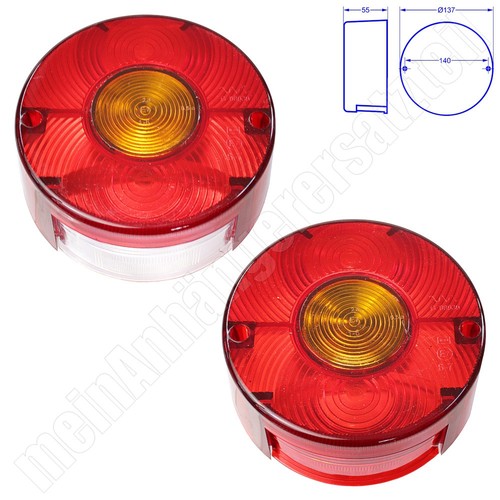 Lichtscheiben ersatzglas - 2x,