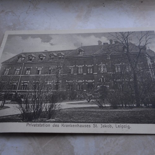 Ansichtskarte krankenhaus - ansichtskarte, st