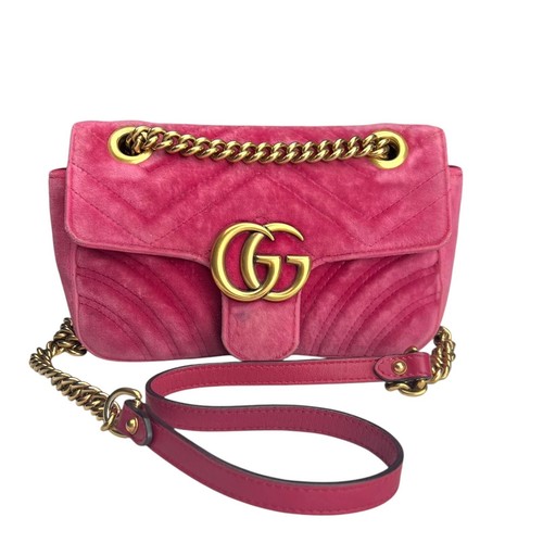 Gucci marmont medium rosa - gucci,
