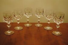 Nachtmann Bleikristall Weingläser, Serie Alexandra, 6 Stück, Kristall Gläser