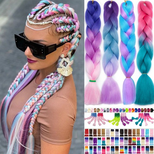 Jumbo braids haarteil ombre - braids,