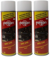 FERTAN UBS 240 Unterboden Schutzwachs 3x500 ml Spray Steinschlag Schutz Wachs