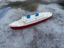 Zeuke Schiff Dampfer Mit Uhrwerk Antrieb Selten DDR Spielzeug - Boot Bastelware