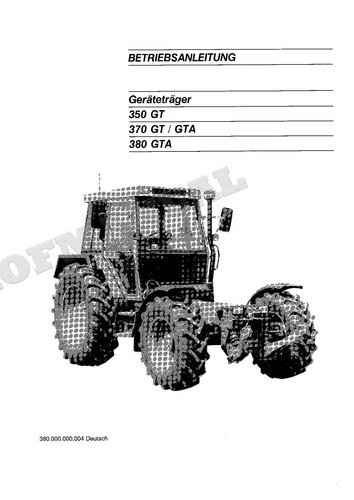 Fendt geratetrager 350 - fendt,