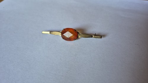 Brosche 333 gold bernstein - brosche,