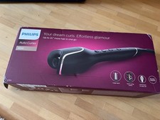 Philips Lockenstab Auto Curler, Schwarz/Gold
