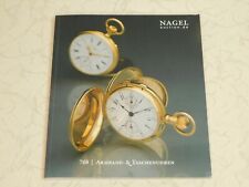 Buch Auktionskatalog Armband & Taschenuhren Nagel 768- 2018