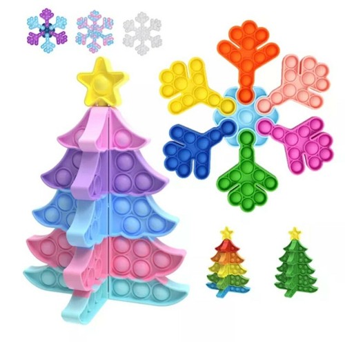 Weihnachtsbaum popit fidget - 3d,