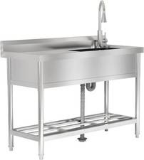 Edelstahl Werkbank Spülbecken