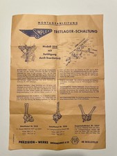 Montageanleitung  Simplex