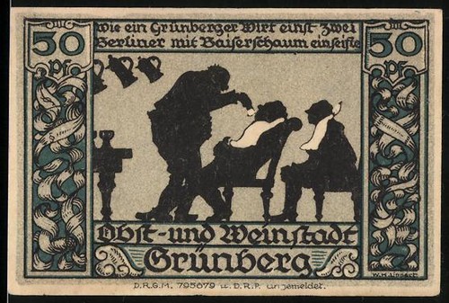 Notgeld grünberg schl 50 - schl,,