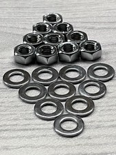 Unterlegscheiben Unterlegscheibe Mutter Chrom verchromt  M8 Show and shine