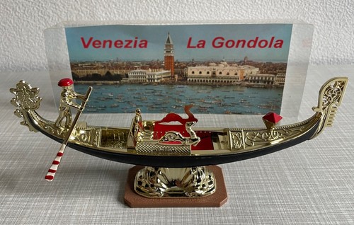 Vintage souvenir gondel boot - souvenir,