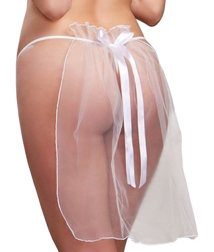 Sexy string braut - braut, schleier