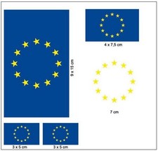 Aufkleber Bogen Europa 12