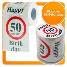 Lustiges Klopapier zum 50. and
