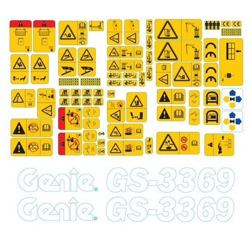 Aufkleber kit passt genie - kit, genie-3369