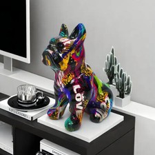 Bulldogge Dekofigur Pop Art