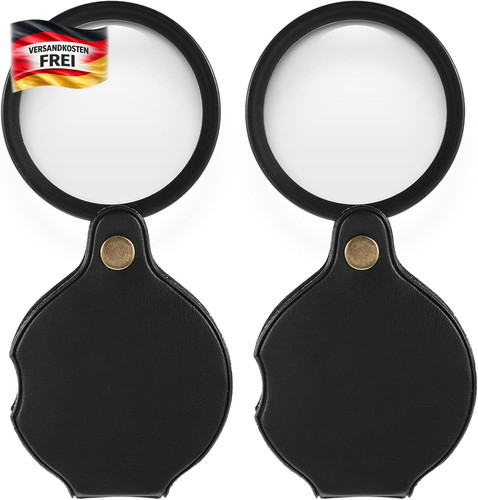 Taschenlupe fach klappbar - 20-fach,