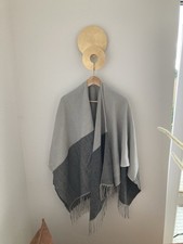 Damen Poncho „Primark“ One Size -Grau-