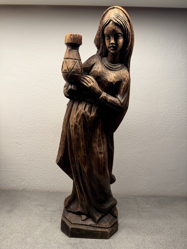 Holzfigur maria madonna - holzfigur,