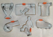 Birkmann Keks Ausstecher Fußball Tor Trikot Schuh Spieler Pfeife Pokal 6er Set