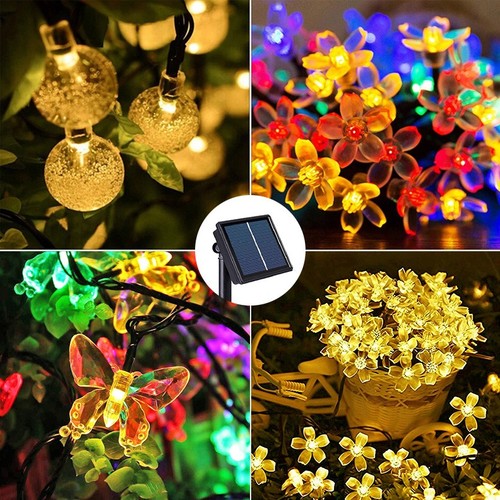 20m led solar lichterkette - led,
