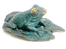 Teichfigur Bronzefigur Kleiner