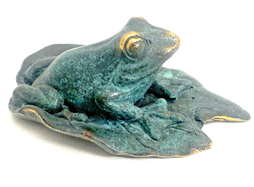 Teichfigur bronzefigur kleiner - bronzefigur,